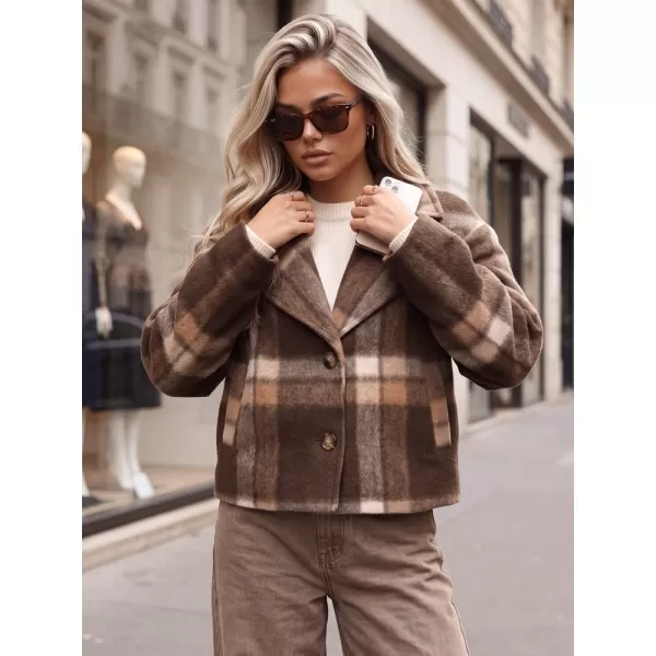  Ženski plašč DSTREET 1 NY0835 RJAVA 