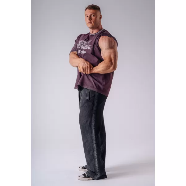  Moške majice s kratkimi rokavi NEBBIA OLYMPIA HEAVYWEIGHT COTTON 941 KLARET 