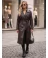 Ženski plašč DSTREET NY0781 RJAVA