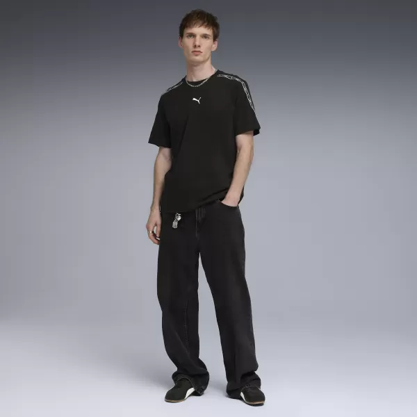 Moška majica s kratkimi rokavi PUMA ESS TAPE TEE 69169301 ČRNA PUMA 