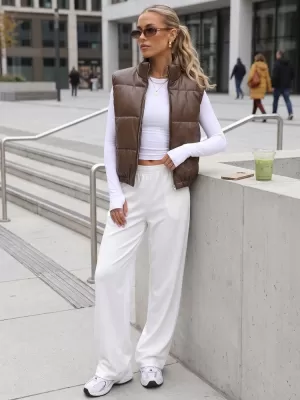 Ženska jakna DSTREET TY5732 RJAVA
