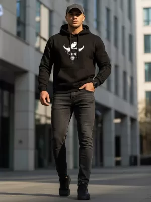 Moški pulover DSTREET NX0060B-BK ČRNA