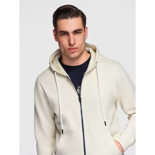  Moški pulover OMBRE OM-SSBZ-0272 KREMA 