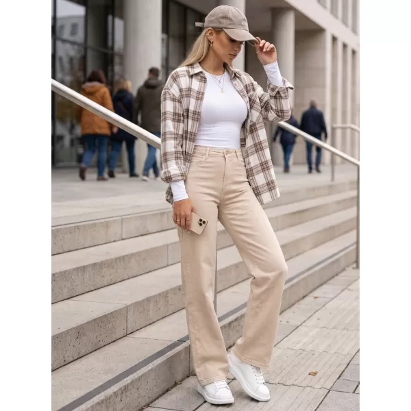  Ženske hlače DSTREET UY3092 BEŽ 
