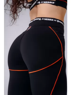 Ženske pajkice NEBBIA OLYMPIA HIGH-WAIST 935 ČRNA