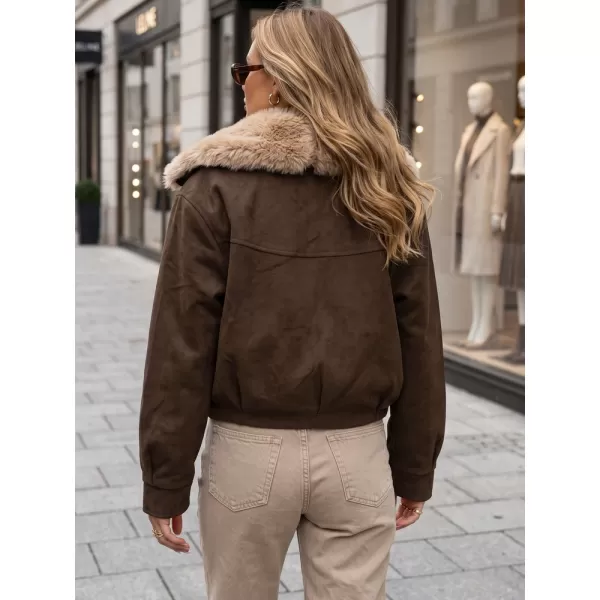  Ženska jakna DSTREET TY5698 RJAVA 