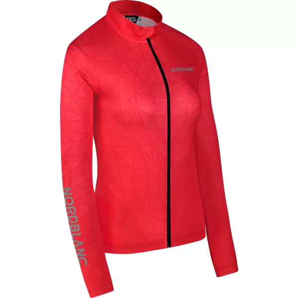  Ženski kolesarski dres NORDBLANC VELOFLOW NBSLF8105 RDEČA 