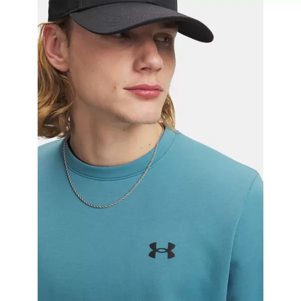  Moški pulover UNDER ARMOUR UNSTOPPABLE FLC CREW 1381688-466 MODRA 