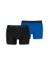 Moške boksarice PUMA ELEMENTS MEN BASIC BOXERS 2P 93875301 ČRNA/MODRA