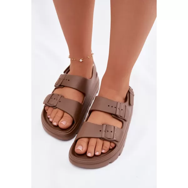  Ženske sandale BIG STAR SHOES TT274A035 RJAVA/BEŽ 