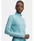 Ženska majica s kratkimi rokavi UNDER ARMOUR TECH BRANDED 1/2 ZIP 6009988-425 MODRA