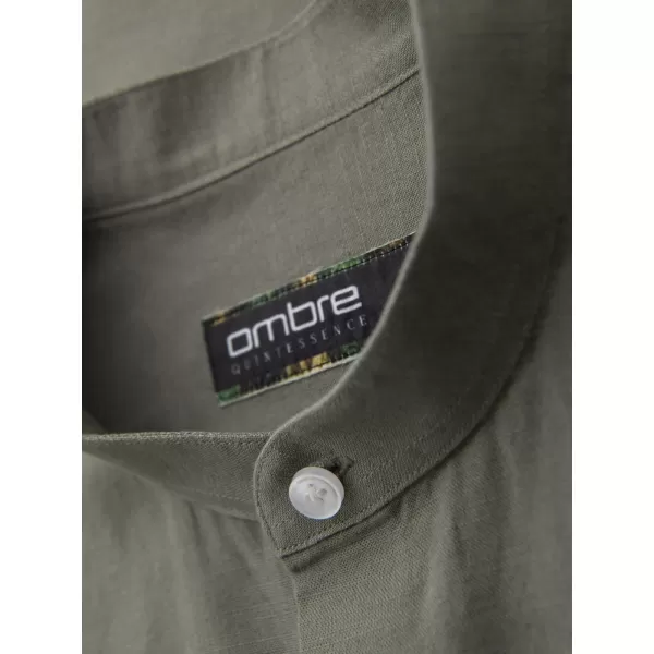  Moška srajca OMBRE K704 KAKI 
