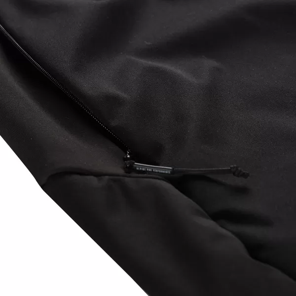  Moške softshell hlače ALPINE PRO ABAR 2 ČRNA 
