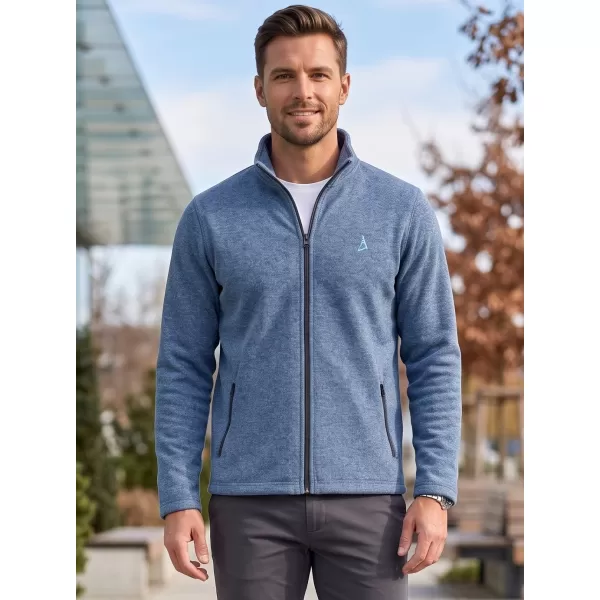  Moški pulover iz flisa ALTISPORT ALM002852 TEMNI DENIM POUDARKI 