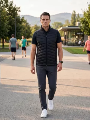 Moški hibridni telovnik MALFINI PREMIUM CROSS 557 ČRNA