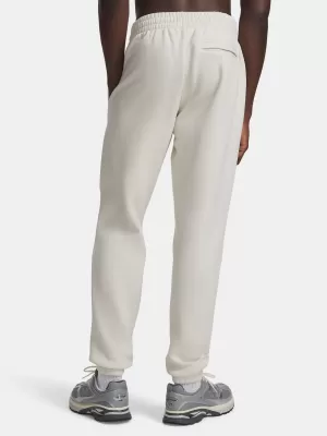 Moške trenirke UNDER ARMOUR ICON FLEECE JOGGER 1373882-110 BELA