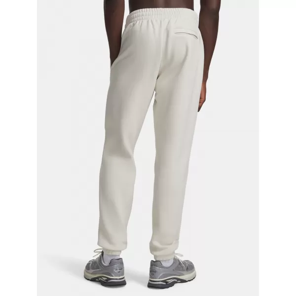  Moške trenirke UNDER ARMOUR ICON FLEECE JOGGER 1373882-110 BELA 