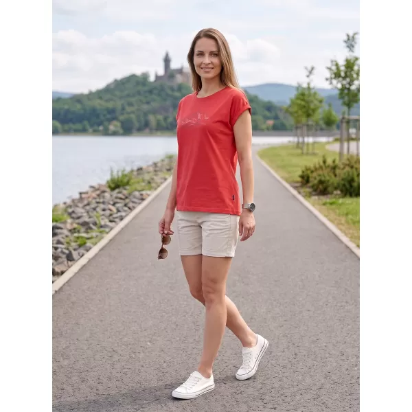  Ženska majica za prosti čas ALPINE PRO NOGERA 2 MALINA PC VARIANTA 