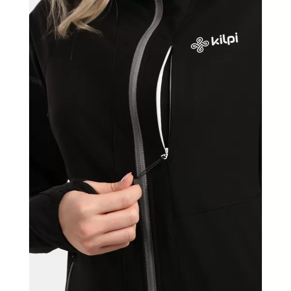  Ženska softshell jakna KILPI BALEO-W 1L0114KI ČRNA 