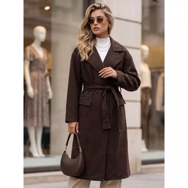  Ženski plašč DSTREET NY0785 RJAVA 