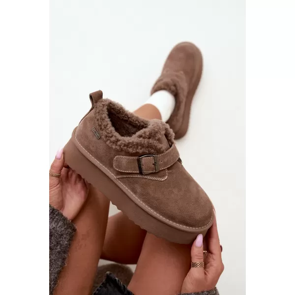  Ženski snežaki BIG STAR SHOES UU274318 BEŽ 