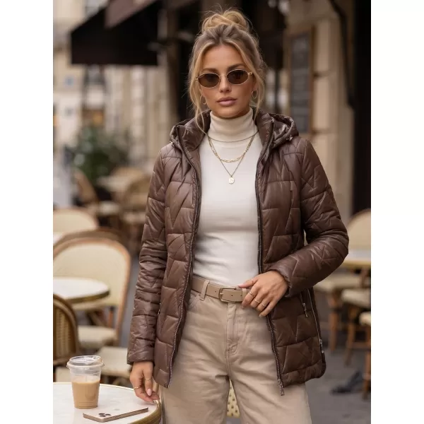  Ženska jakna DSTREET TY5796 RJAVA 