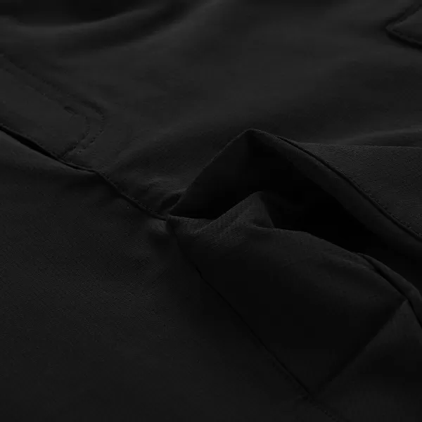  Moške softshell hlače ALPINE PRO CORB ČRNA 