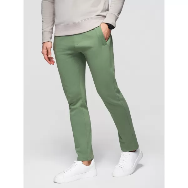  Moške trenirke OMBRE OM-PABS-0304 ZELENA 