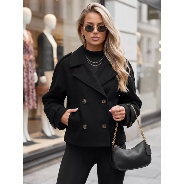  Ženski plašč DSTREET TY6016 ČRNA 