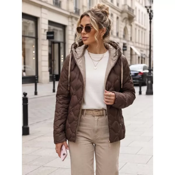  Ženska jakna DSTREET TY5883 RJAVA 