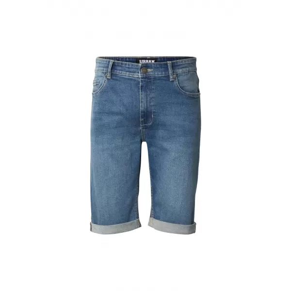  Moške kratke hlače URBAN CLASSICS TB8457 SREDNJE TEMNO MODRO OPRANO 