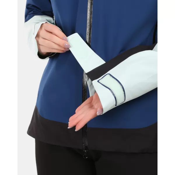  Ženska hardshell jakna KILPI MAMBA-W 1L0101KI TEMNO MODRA 