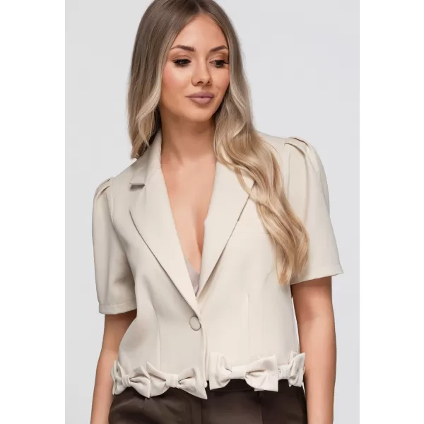  Ženska jakna OMBRE OW-BL-E0002 BEŽ 
