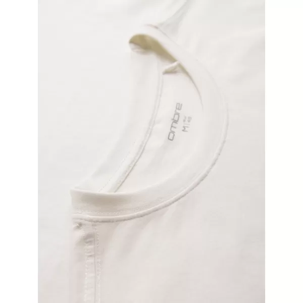  Moška majica s kratkimi rokavi OMBRE OM-TSPT-0259 BELA 