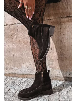 Ženski gležnjarji BIG STAR SHOES UU274602 RJAVE/BEŽ SENCE