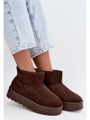 Ženski čevlji BIG STAR SHOES UU274223 RJAVE/BEŽ SENCE