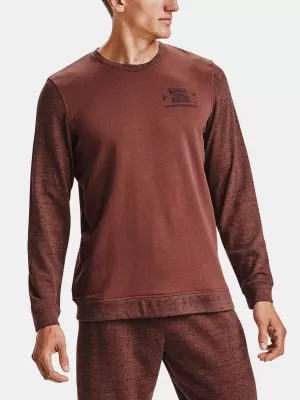 Moški pulover UNDER ARMOUR SPORTSTYLE TERRY KO CREW 1357103-688 RDEČA