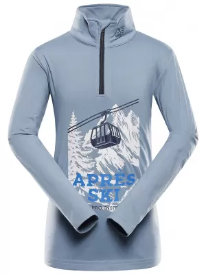 Otroška majica s kratkimi rokavi, ki se hitro suši ALPINE PRO STANSO ASHLEY MODRA VARIANTA PE