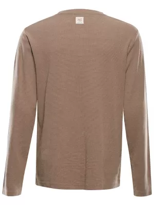 Moška majica s kratkimi rokavi ALPINE PRO THERMAL SEPIA ODTENEK