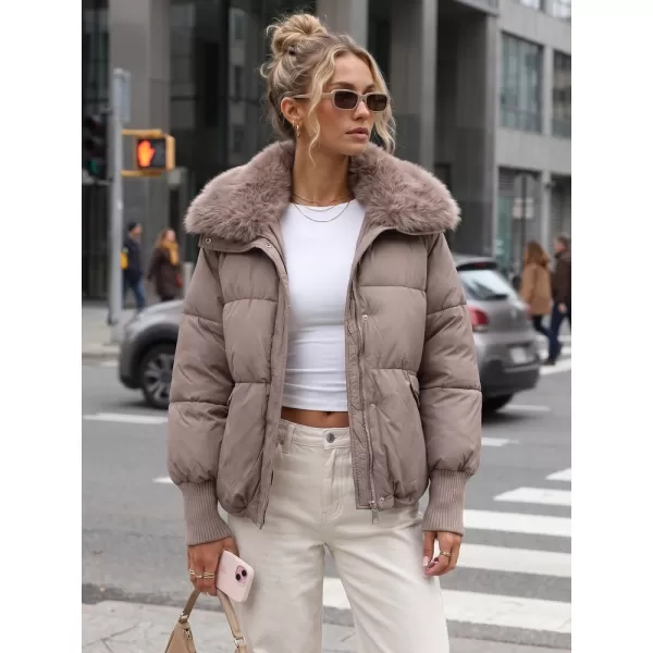  Ženska jakna DSTREET TY5820 RJAVA 