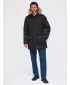 Moška parka OMBRE OM-JALJ-0310 ČRNA