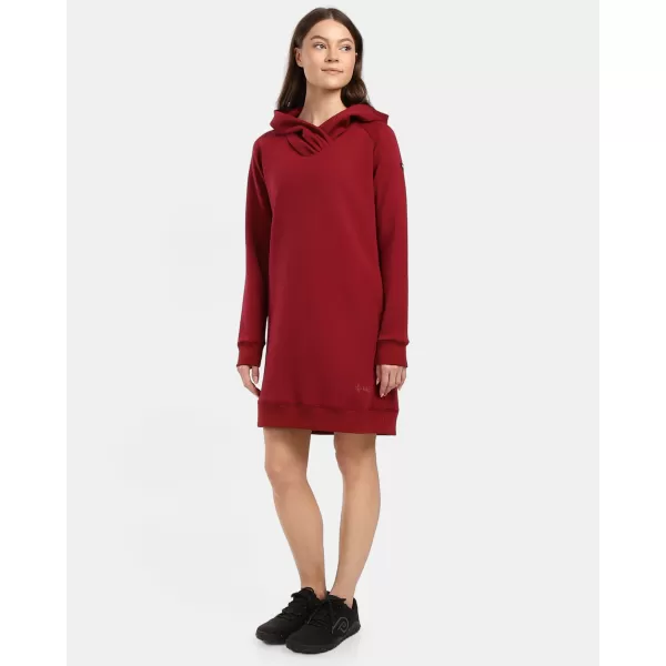  Ženski pulover KILPI HEYDEN-W 1L0209KI TEMNO RDEČA 