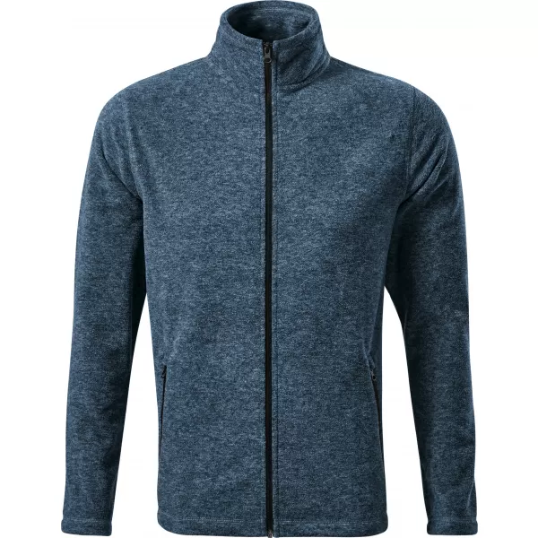  Moški pulover iz mikro flisa MALFINI FACTOR 852 TEMNI DENIM POUDARKI 