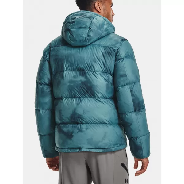  Moška jakna UNDER ARMOUR UA STORM CGI DOWN PRINTED STORM JKT 1365809-413 MODRA 