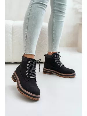 Ženski gležnjarji BIG STAR SHOES OO274A290 ČRNA