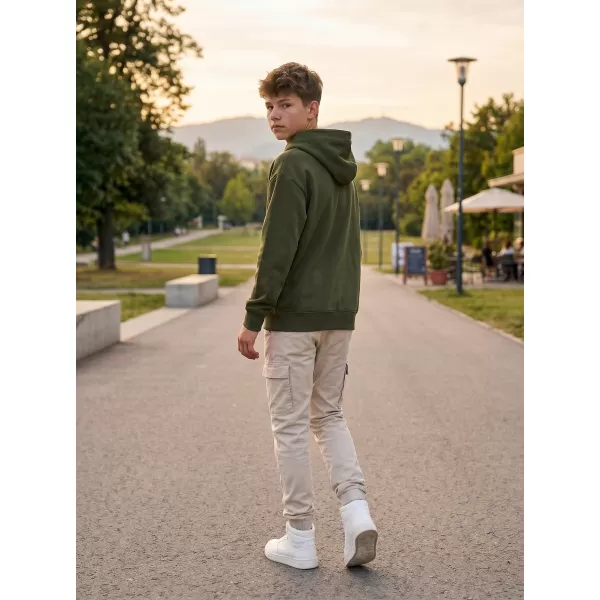  Otroški pulover MALFINI CHILL 423 VOJAŠKI 