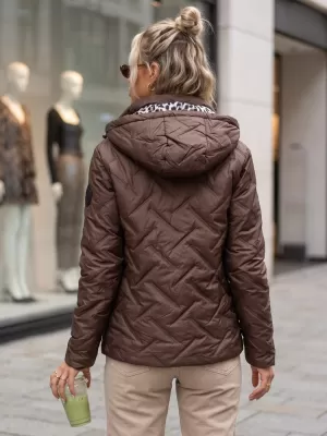 Ženska jakna DSTREET TY5772 RJAVA