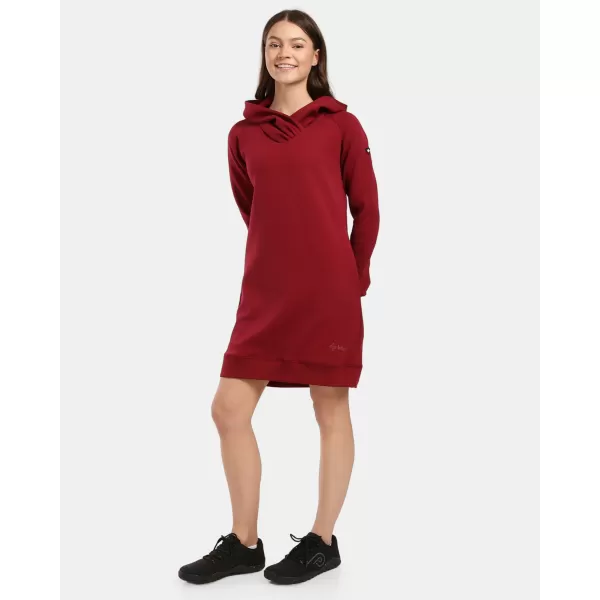  Ženski pulover KILPI HEYDEN-W 1L0209KI TEMNO RDEČA 