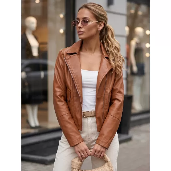 Ženska jakna DSTREET TY5715 RJAVA 