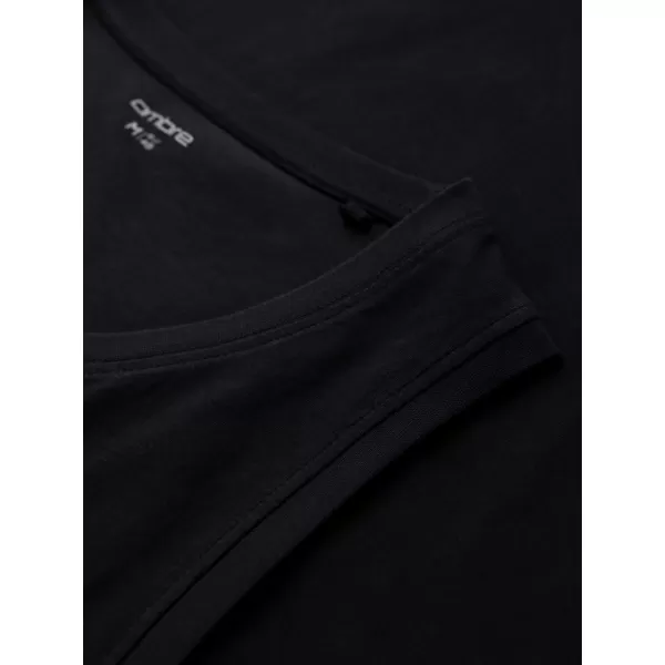  Moški brezrokavnik OMBRE OM-TSBT-0272 ČRNA 